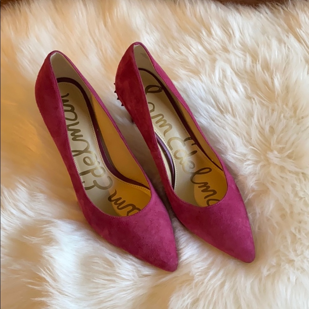 Sam Edelman suede spike tonia pumps